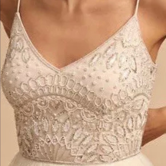 Adrianna Papell BHLDN Violetta 14 Beaded Gown NWT - Picture 6 of 6